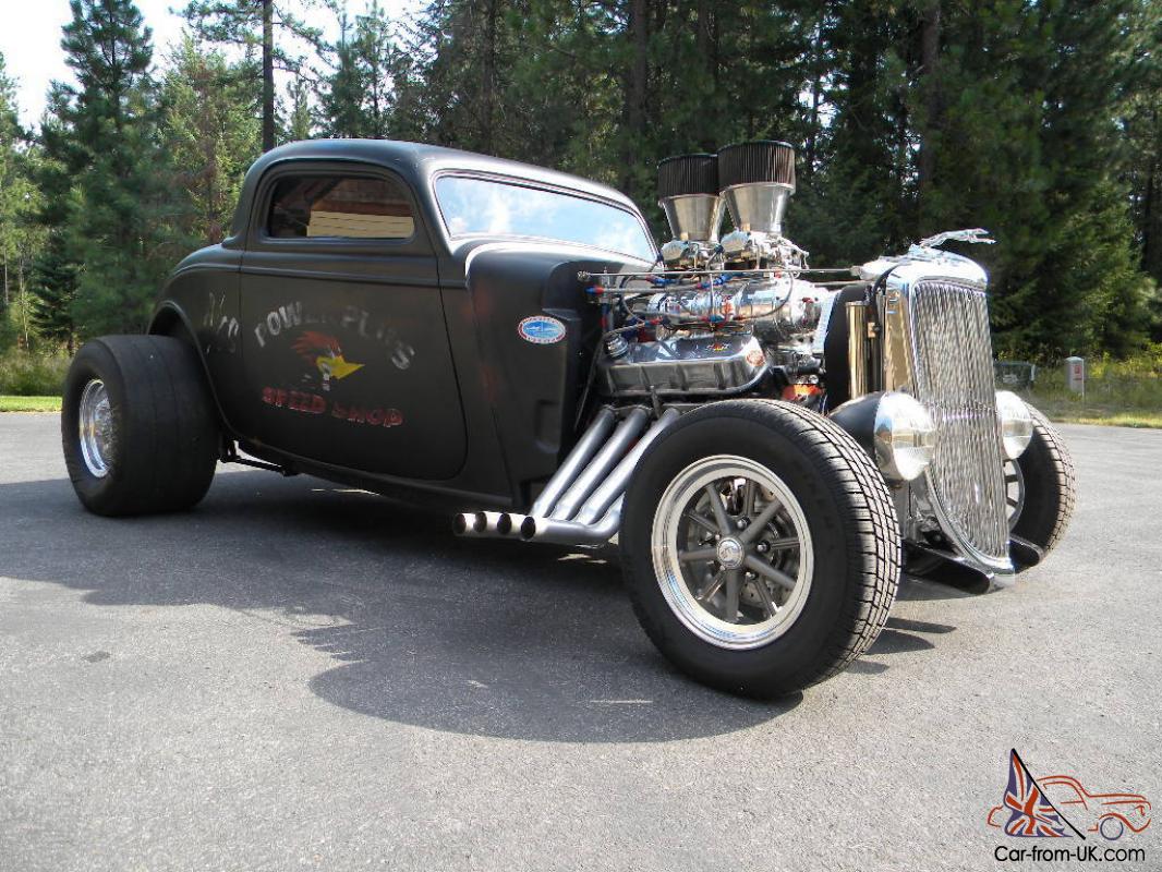1934 Ford 3 window coupe hot rod #2
