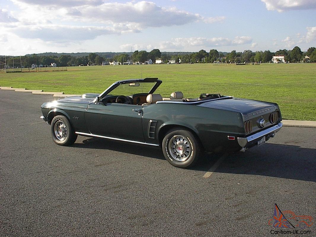 1969 MUSTANG GT CONVERTIBLE 390 S-CODE MUST SEE !!!! MUSCLE CAR