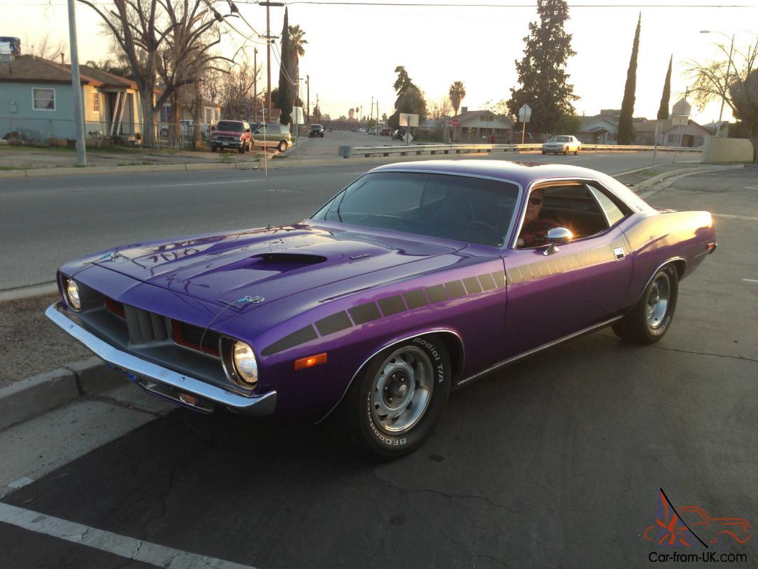 1973 Plymouth Cuda Plum Crazy Great Condition Classic