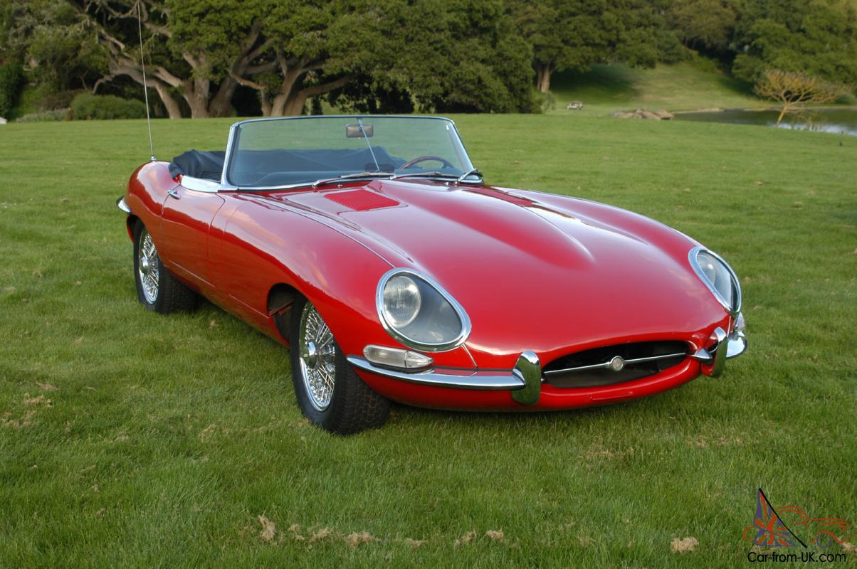 1965 Jaguar E Type Convertible Red