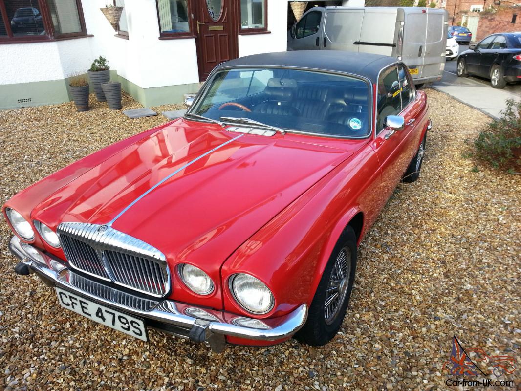  1977 DAIMLER SOVEREIGN COUPE 4.0 INJECTION AUTO RED 