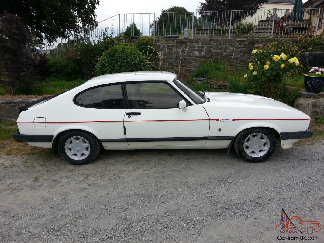 White ford capri #9