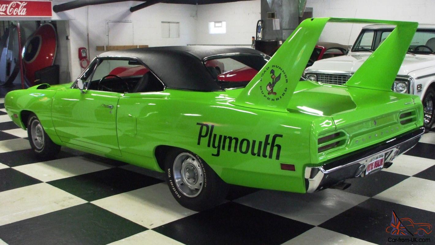 1970 Plymouth Road Runner Superbird Fj5 Limelight Green