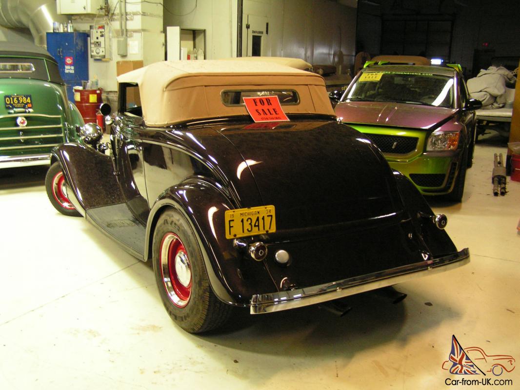 1934 Ford convertible coupe #8