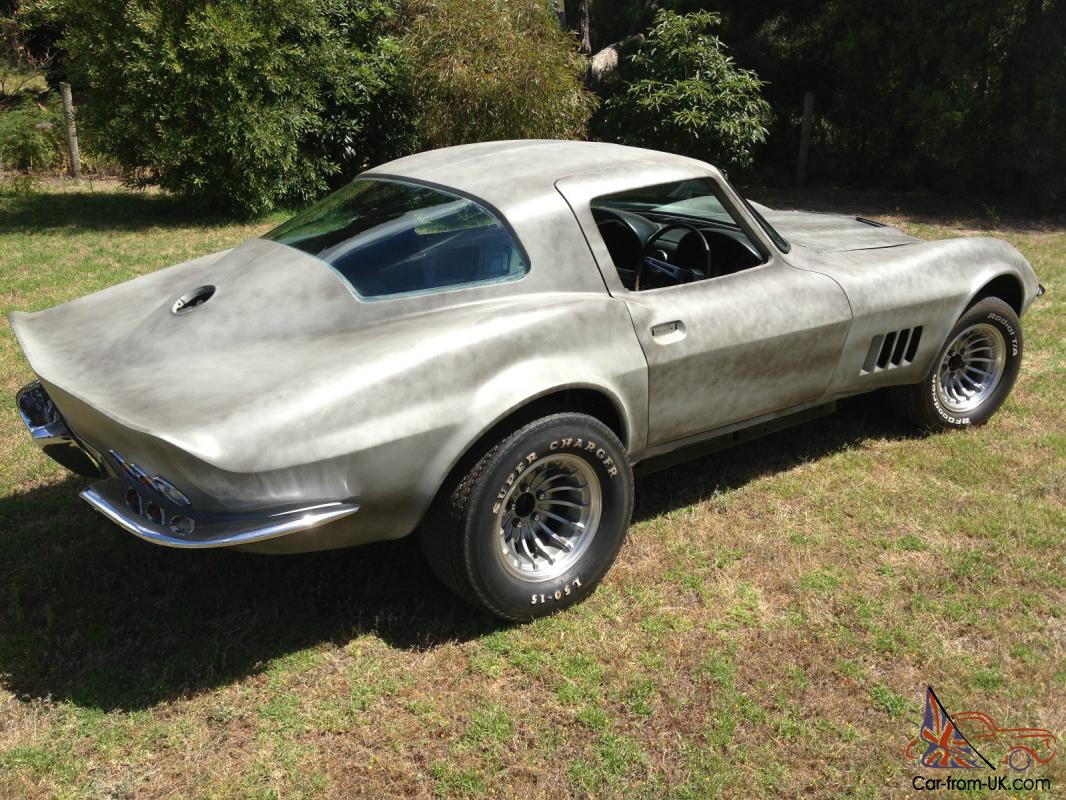 Modified 1965 Corvette Stingray Coupe C2 Unfinished Project In Melbourne Vic