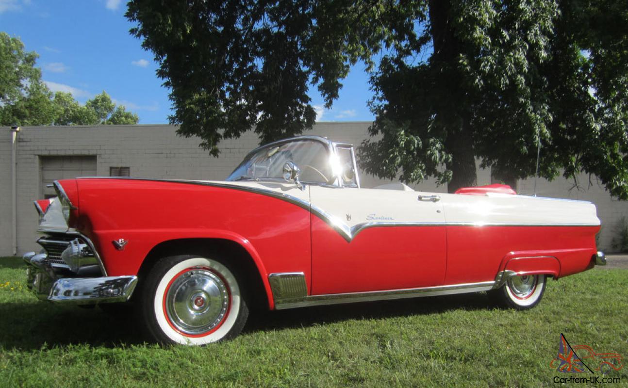 1955 Ford fairlane sunliner convertible for sale #7