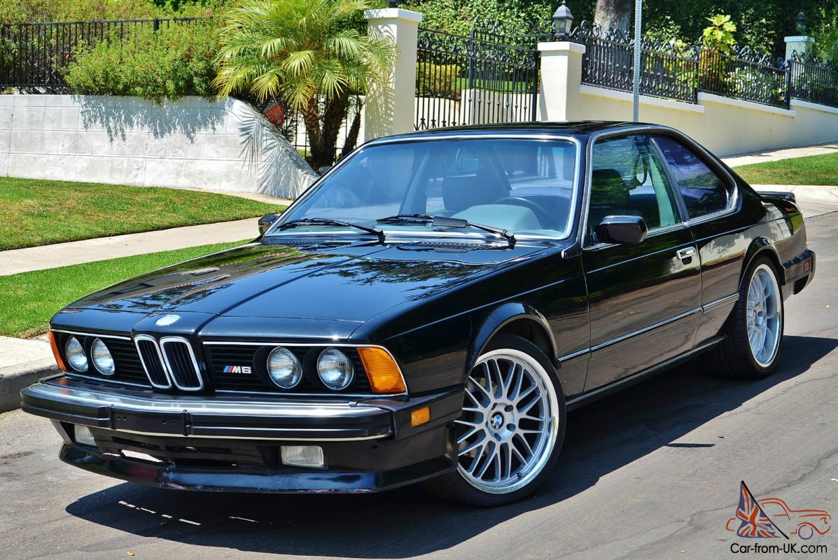 1987 BMW M6. E24. 74k miles. Original California car ...