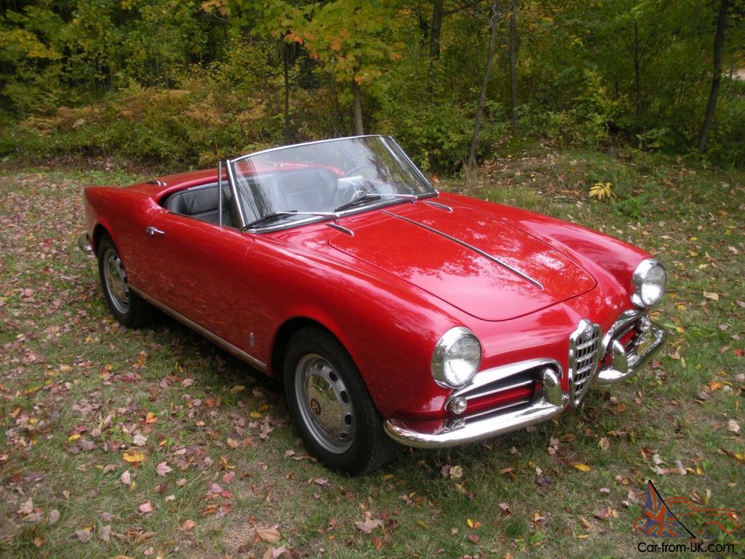 Alfa Romeo Giulietta 101 Spider 1960