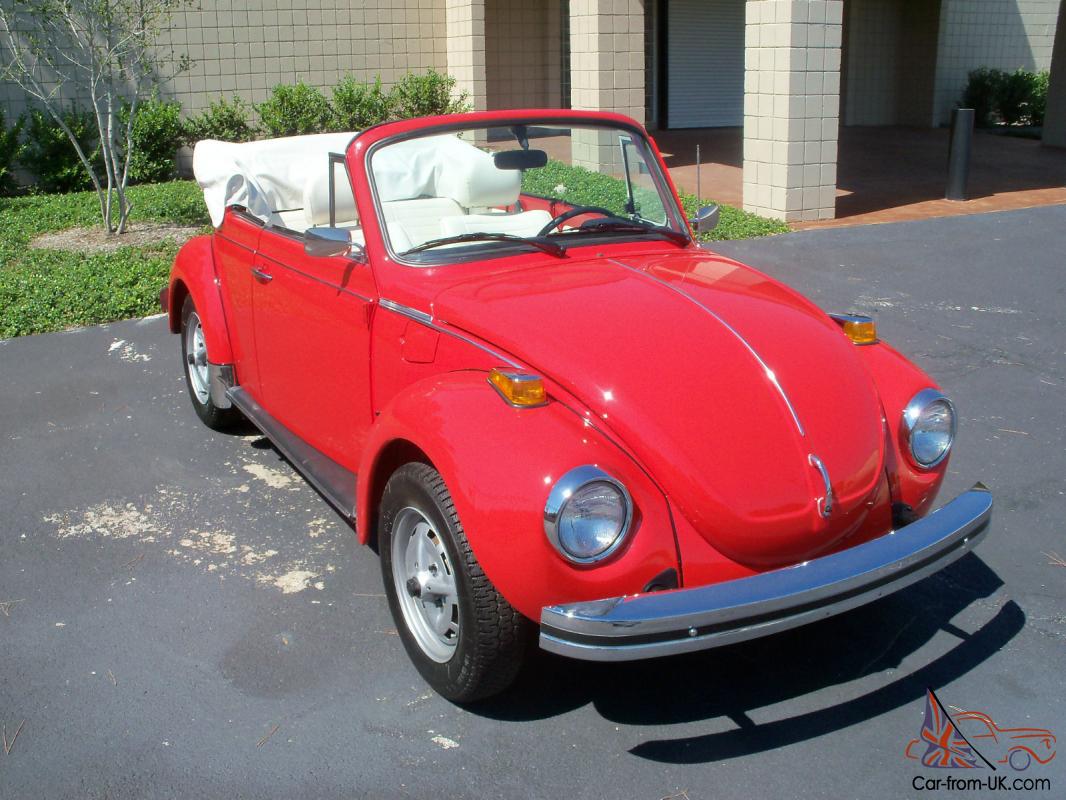 1979 Volkswagen Super Beetle Convertible Fresh Nut and Bolt Restoration