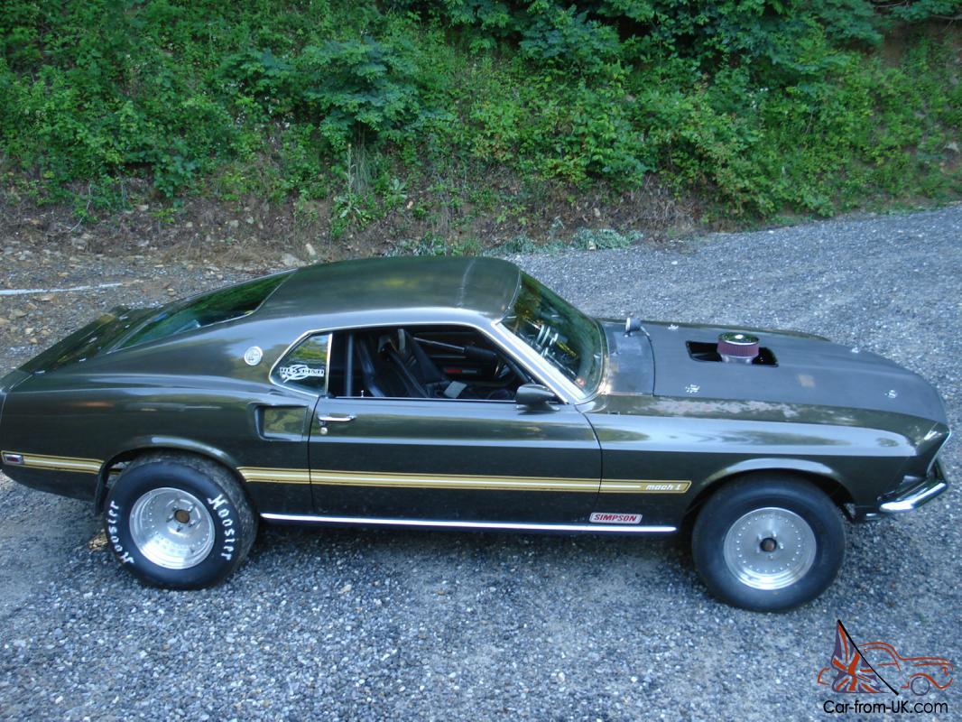 1969 Mustang 428 SCJ Drag Pack R-Code 4-speed, CA car, original paint
