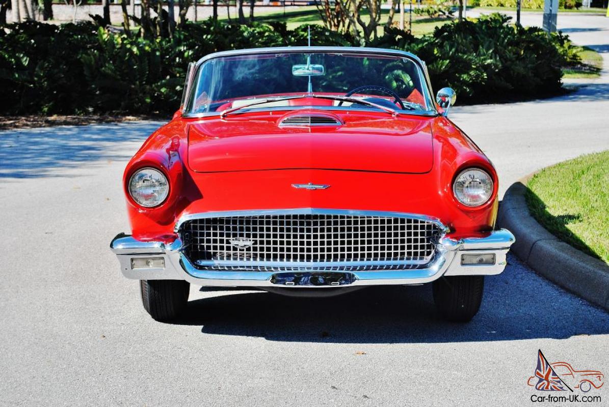 1957 Ford thunderbird convertible top #4