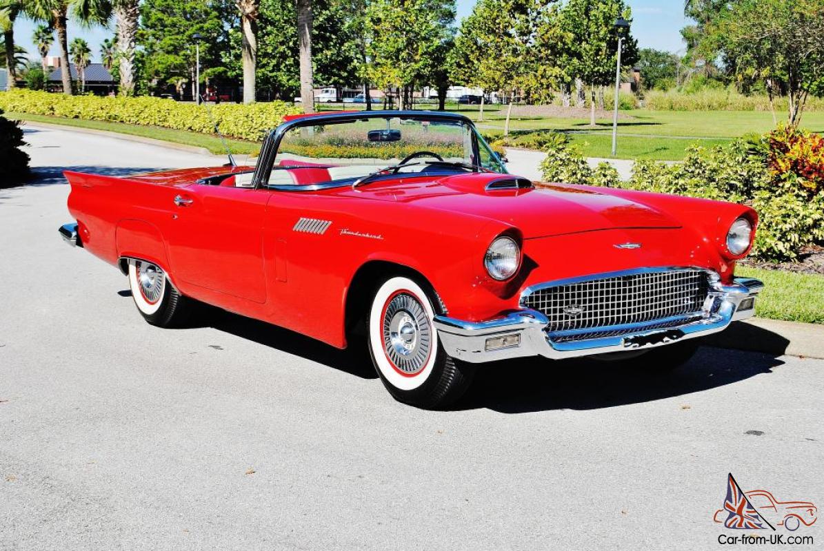 1957 Ford thunderbird convertible top #7