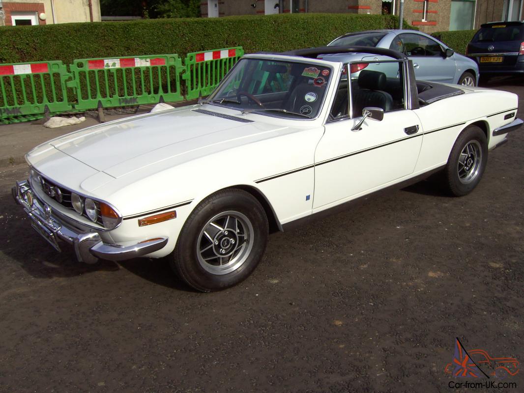 1973 Triumph Stag White V8 Auto Last 2 Owners 27years 1st Class Condition