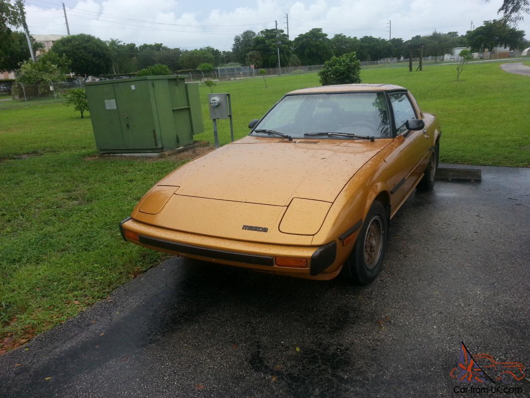 1980 Mazda Rx 7 Ls Coupe 2 Door 1 1l Solar Gold Color Only 500 Made