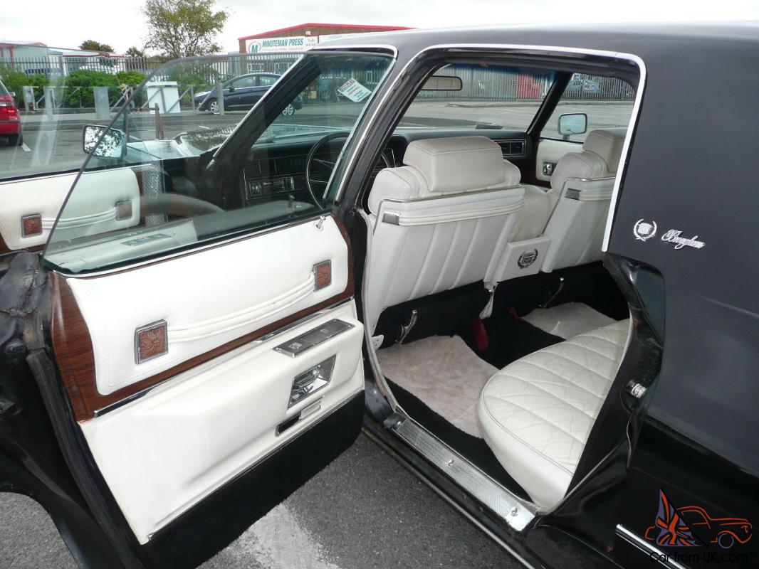 Cadillac Fleetwood Brougham Sixty Special Jet Black Ivory Interior