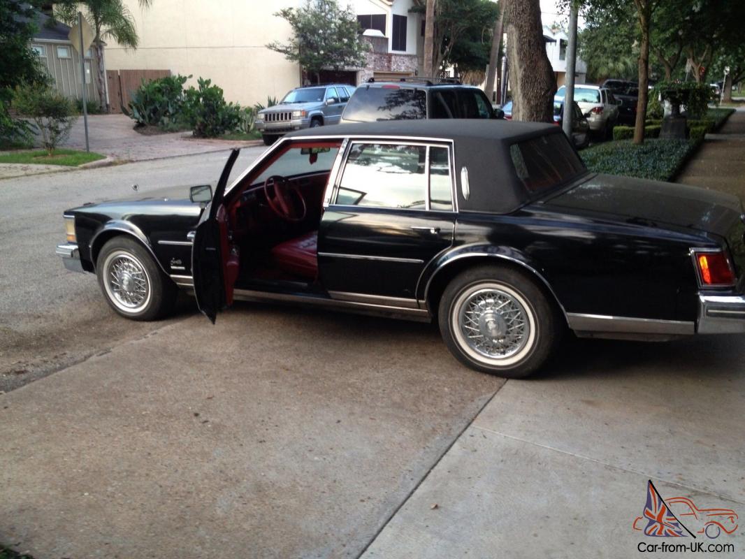 Cadillac Seville 1978 With 85 000 Orig Miles Black W Red Leather Interior