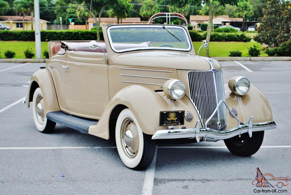 1936 Ford convertible with rumble seat #2