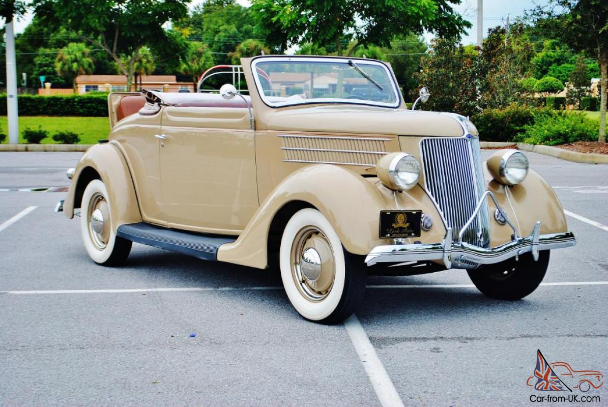 1936 Ford convertible with rumble seat #3