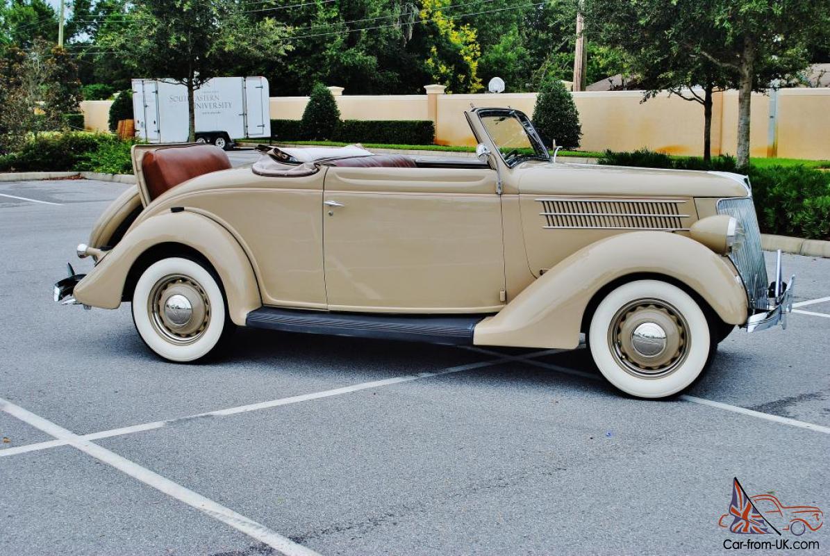 1936 Ford convertible with rumble seat #10
