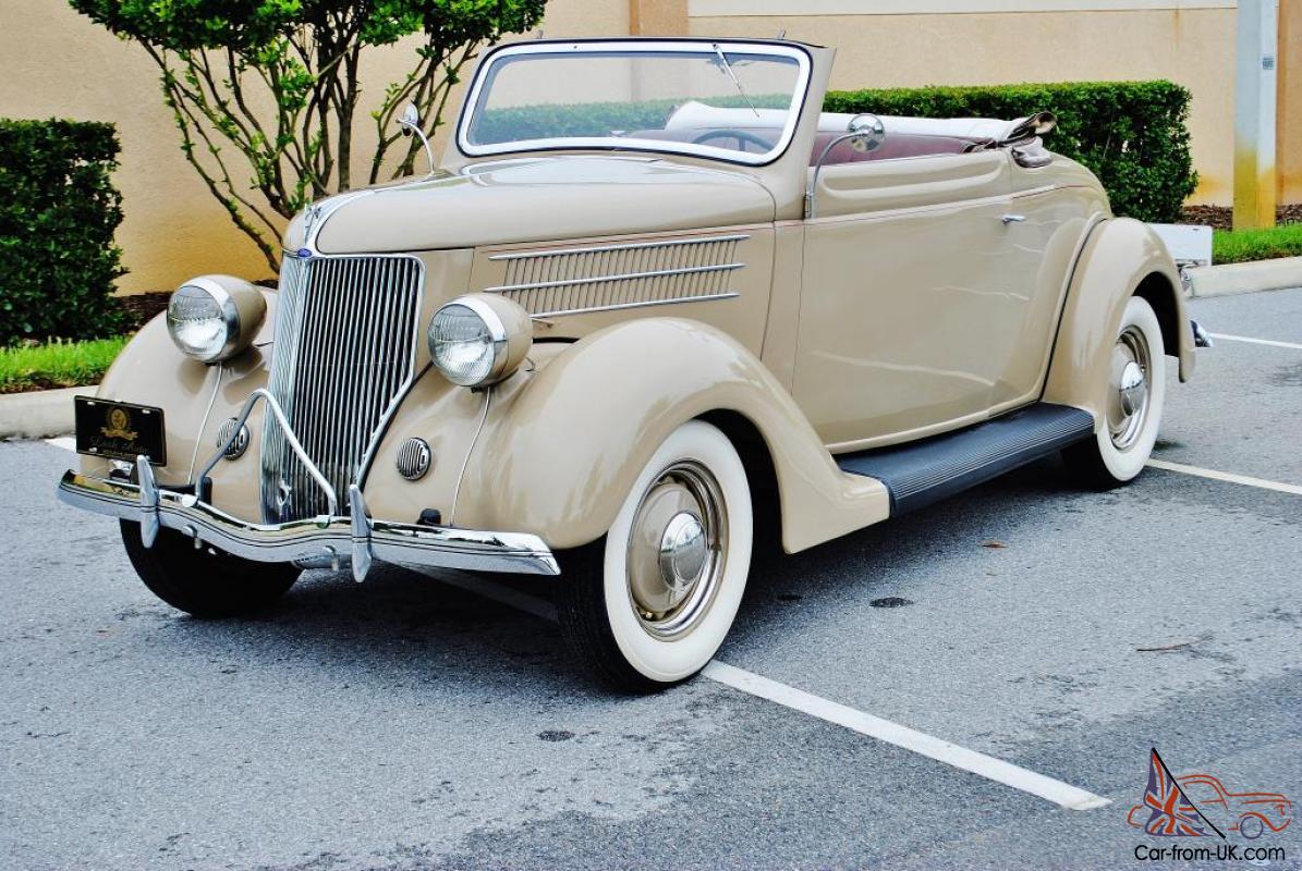1936 Ford convertible with rumble seat #6
