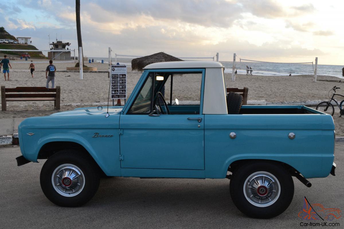 1966 Ford bronco half cab sale
