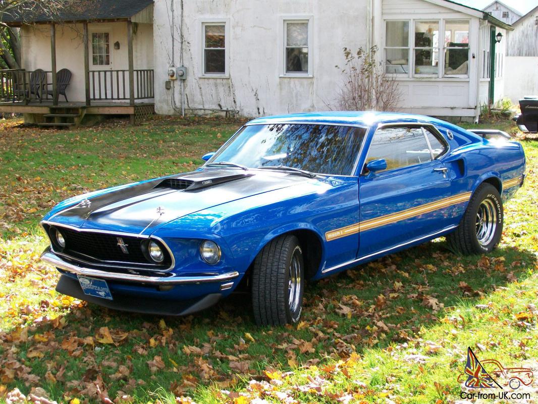 1969 Ford Mustang Mach 1, 390 FE big block four speed