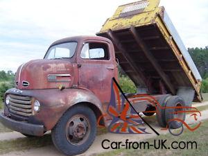  FORD 1948 C.O.E, V8 FLATHEAD-- 4 SPEED- TIPPER--UNTOUCHED PATINA--RUNNING 