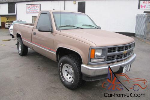 1996 Chevrolet C1500 Single Cab Pickup 4 3 Litre V6 5 Speed Manual