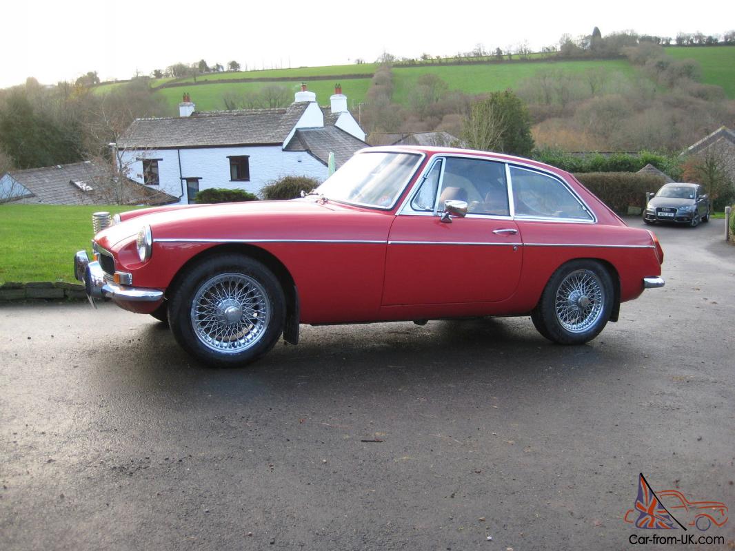 Mgb Gt 1972 15 Chrome Wire Wheels Red Leather Interior 1 Previous Owner