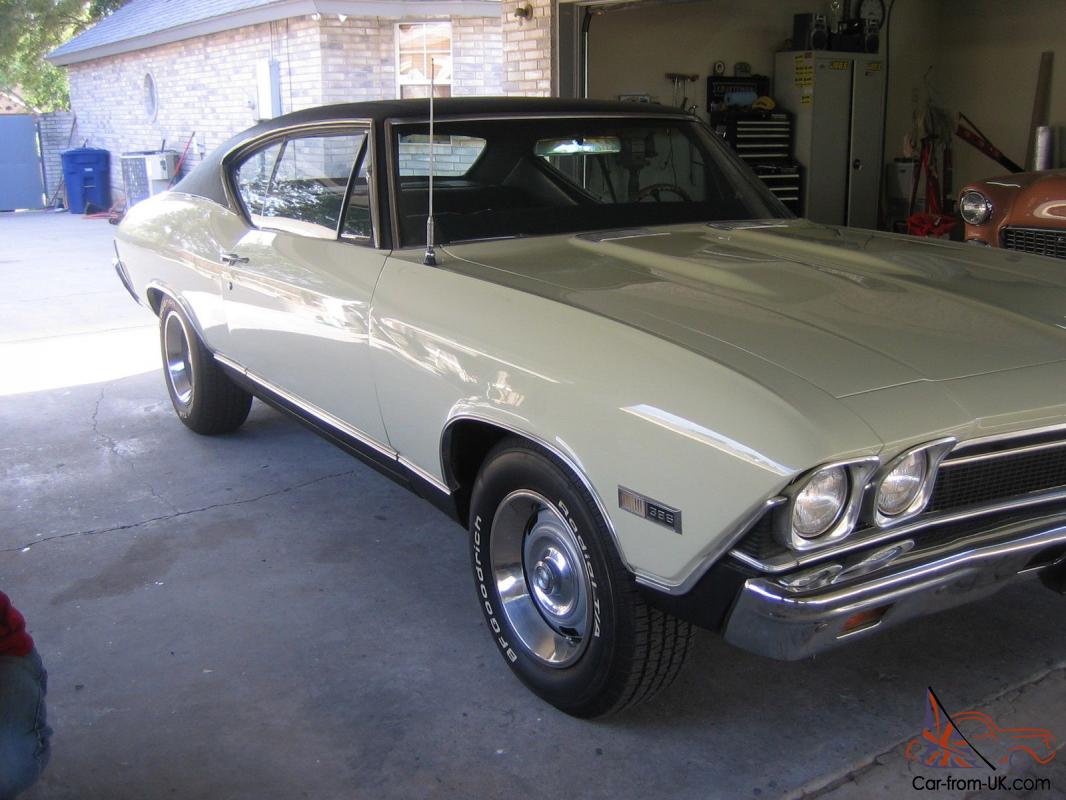 1968 Chevelle Ss 396 Coupe Real Super Sport 138 Code For Sale