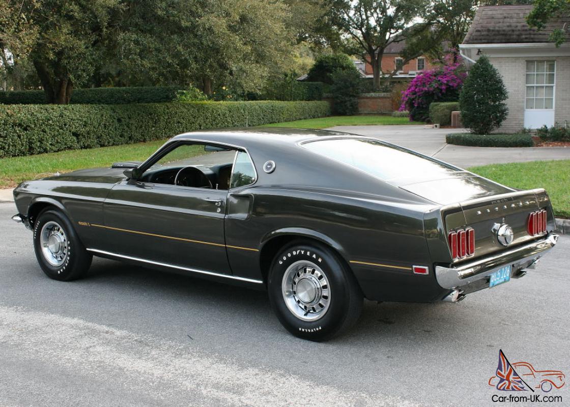 MCA GOLD AWARD 2013- 1969 Ford Mustang Mach 1 Fastback 428 SCJ - 100 MILES