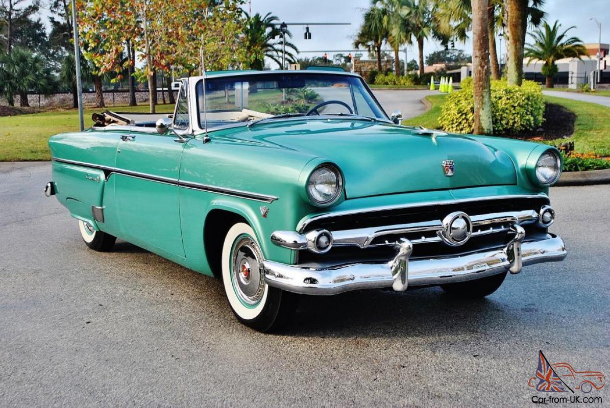 1954 Ford sunliner convertible #9