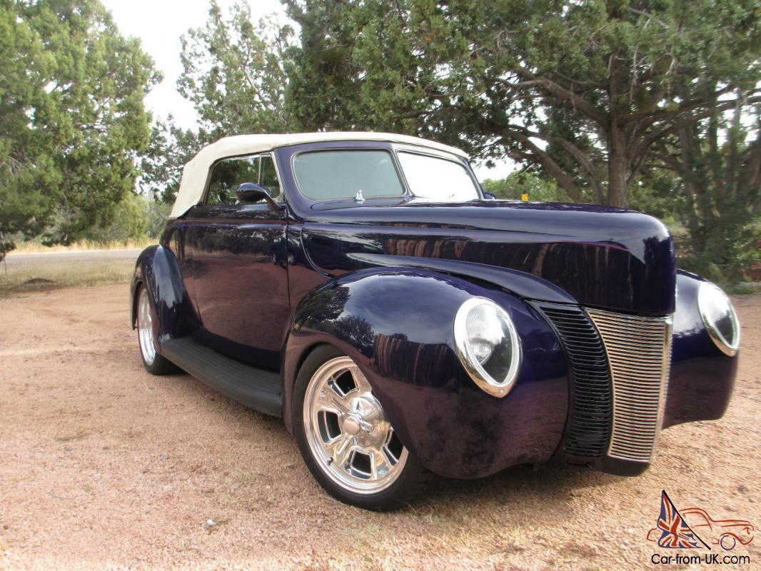 1940 Ford convertible hot rod sale #6