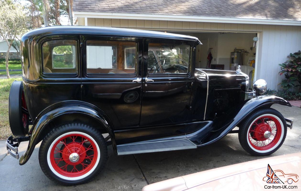 1930 Ford Model A Rust Free Briggs Town Sedan Runs Perfectly No Reserve