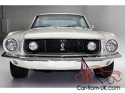 1968 Ford Mustang California Special Coupe Re Creation White Blue Interior