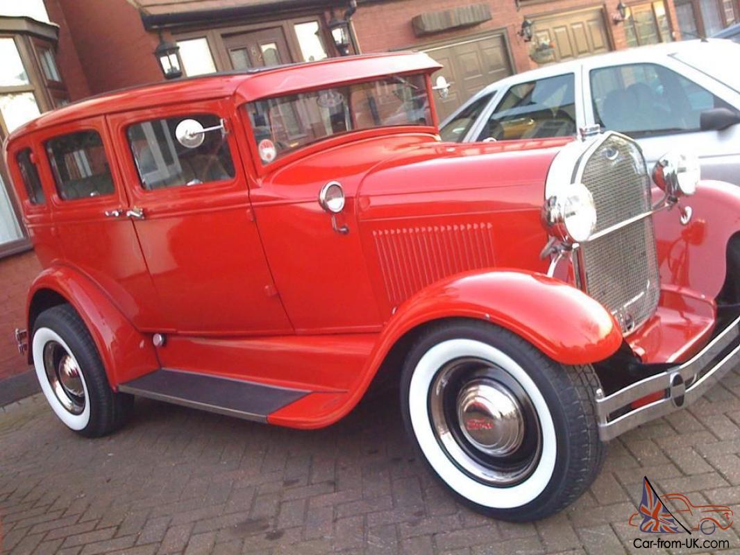 1929 Ford model a 4 door car #2