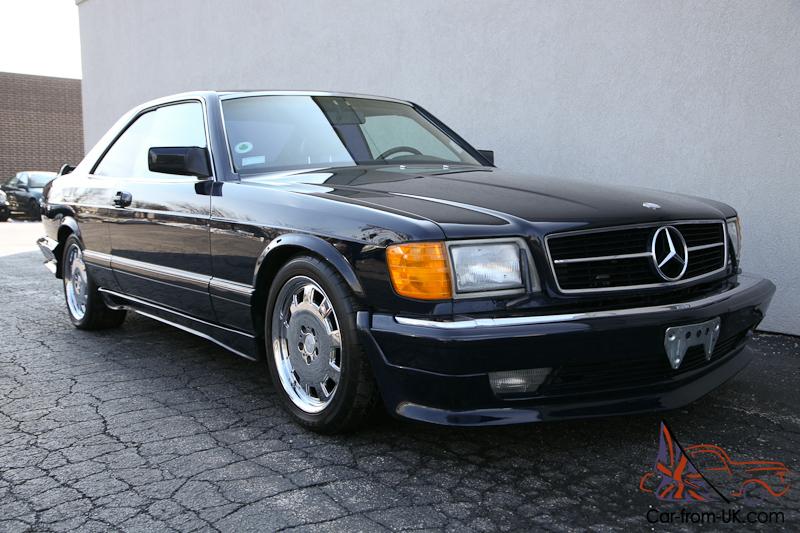87 MERCEDES BENZ 560 SEC AMG ONLY 73K W126 COUPE GOOD