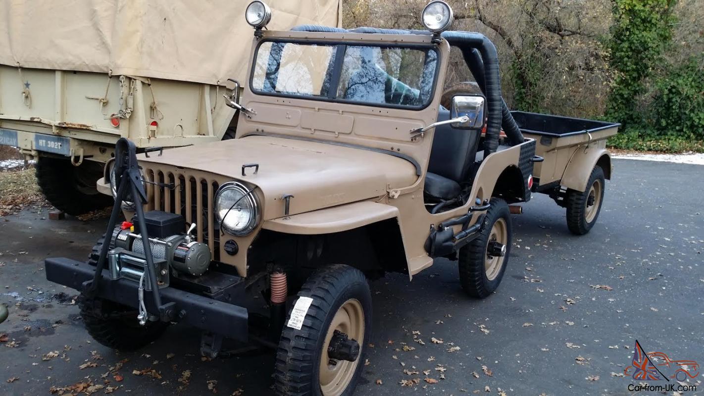 1946 Willys MB / M38 Jeep fully Reg'd With NEW NDT Tires - great running shape -