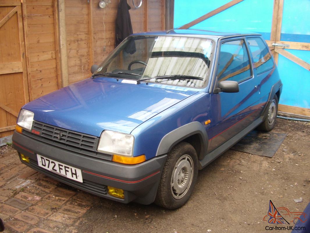 Renault 5 Gt Turbo 1987 All Original No Modifications One Owner From New