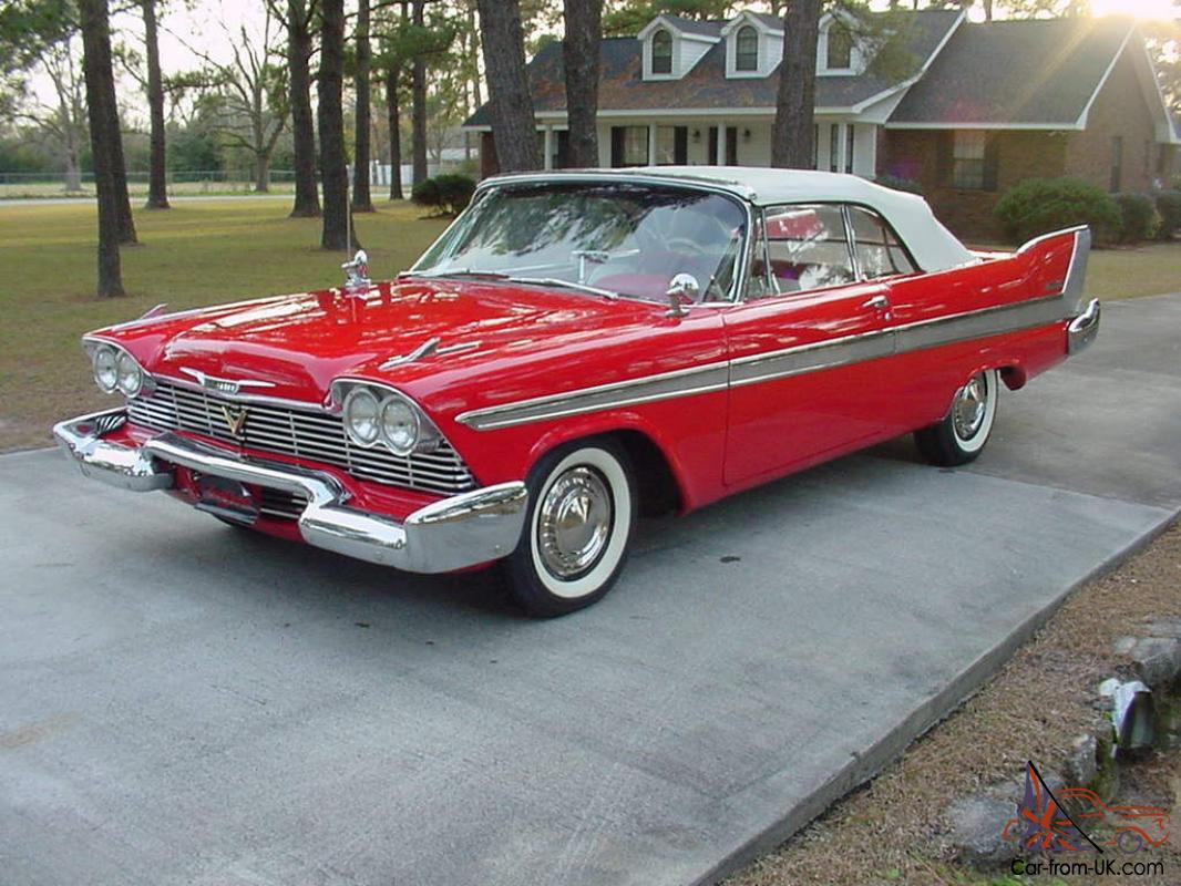 1958 Plymouth Belvedere Convertible 350 golden commando dual quad!!