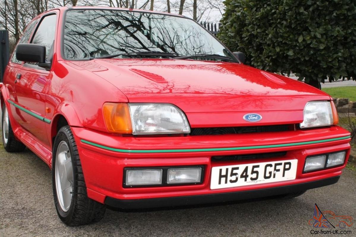 1991 H Ford Fiesta 1 6 Rs Turbo Red Manual For Sale