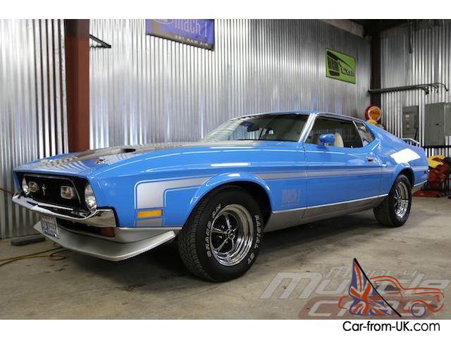 1971 Mustang Mach 1 - Factory RAM AIR - Grabber Blue - 351-4V