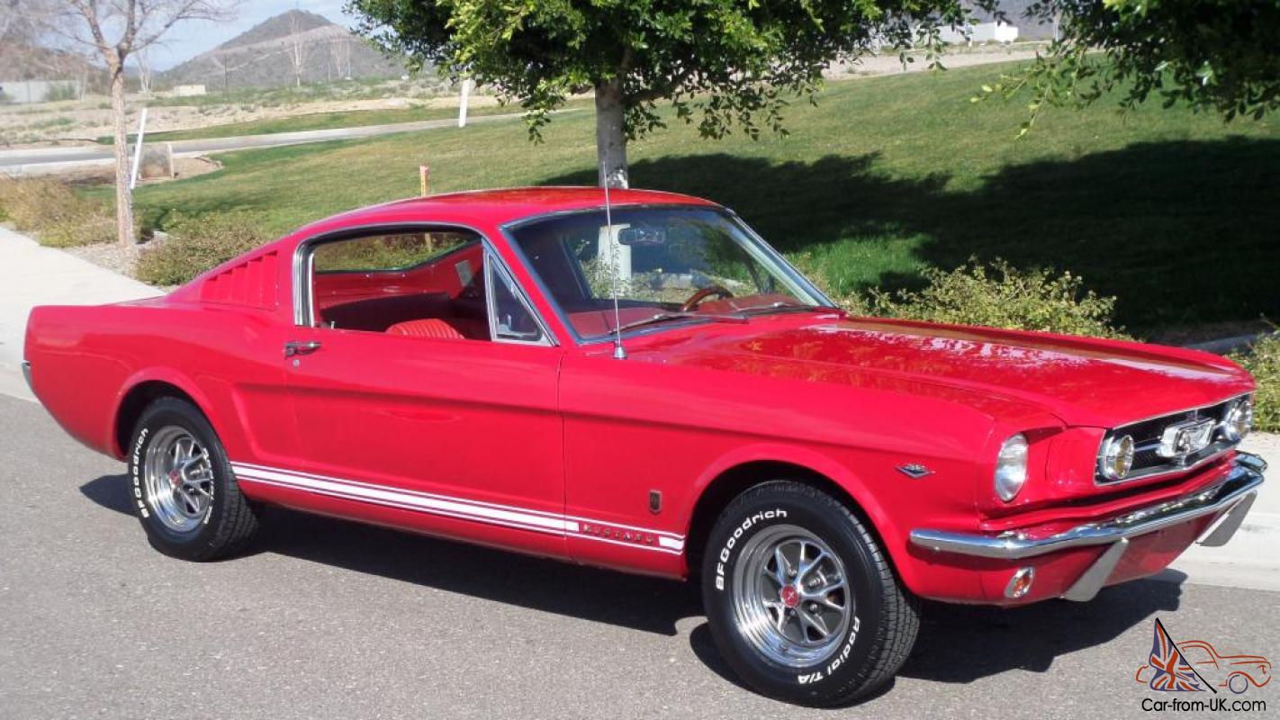 1965 Ford Mustang Fastback V8 Automatic Pony Interior Rust Free Must See