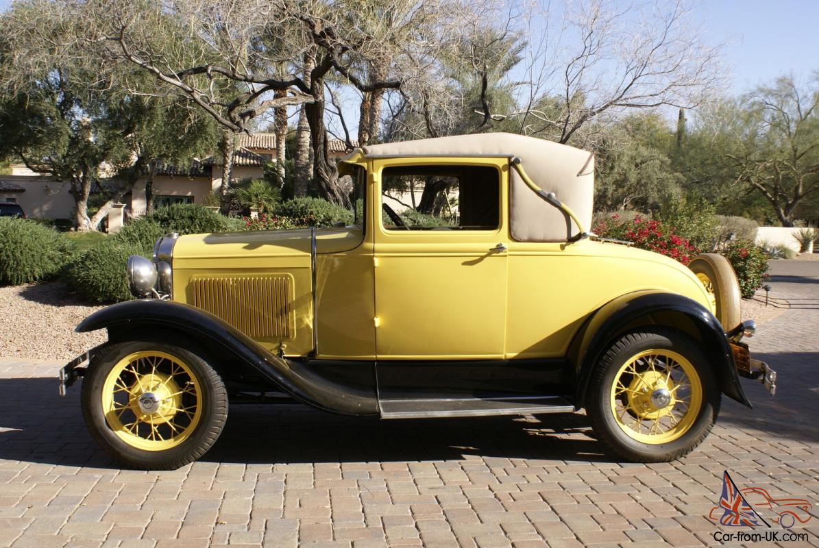 1930 Ford model a sport coupe #9