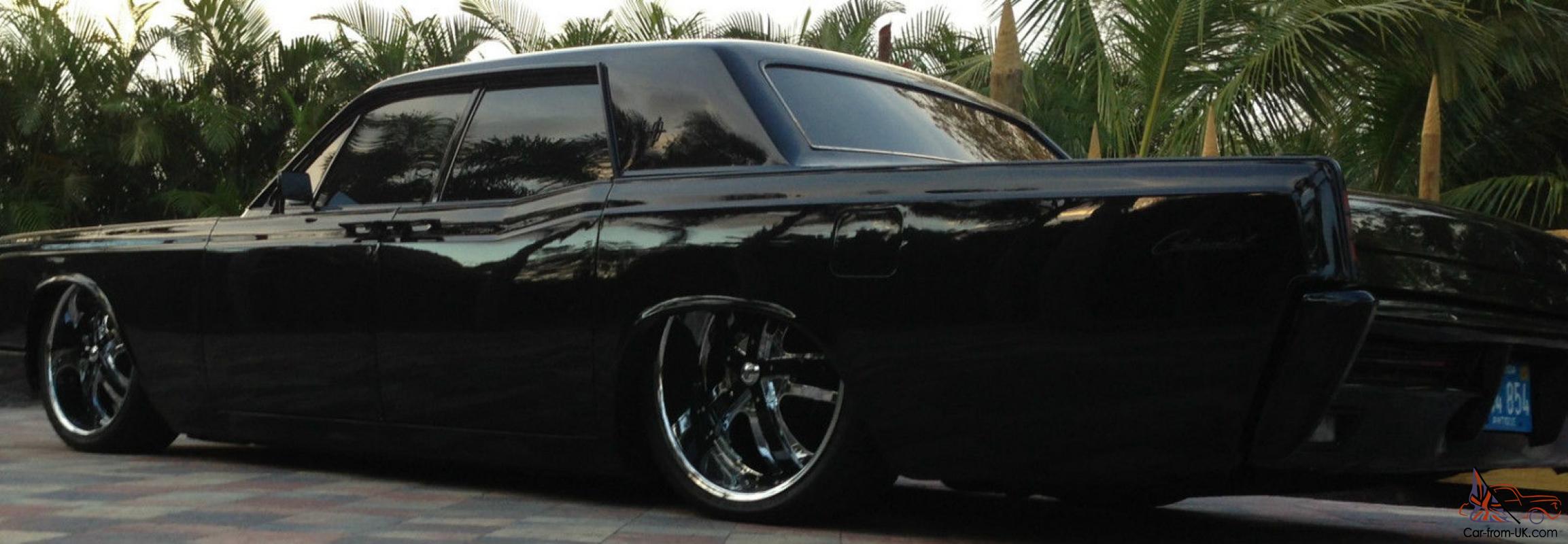 1967 Lincoln Continental Sedan All Black 22" Rims Air Ride Suspension