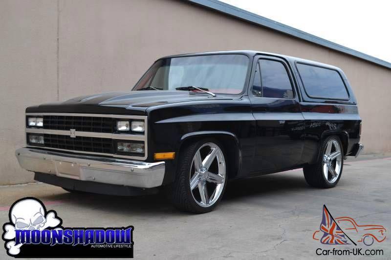 Custom 1982 Chevy Blazer K5 Lowered Alligator Interior Shaved Body Updated Front