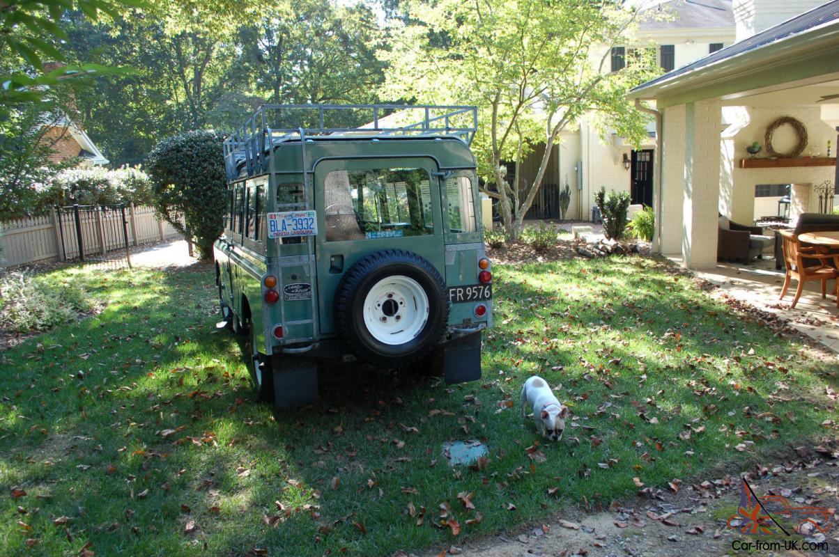 1972 Land Rover Series 2A Station Wagon 109" Safari Top Right Hand Drive!