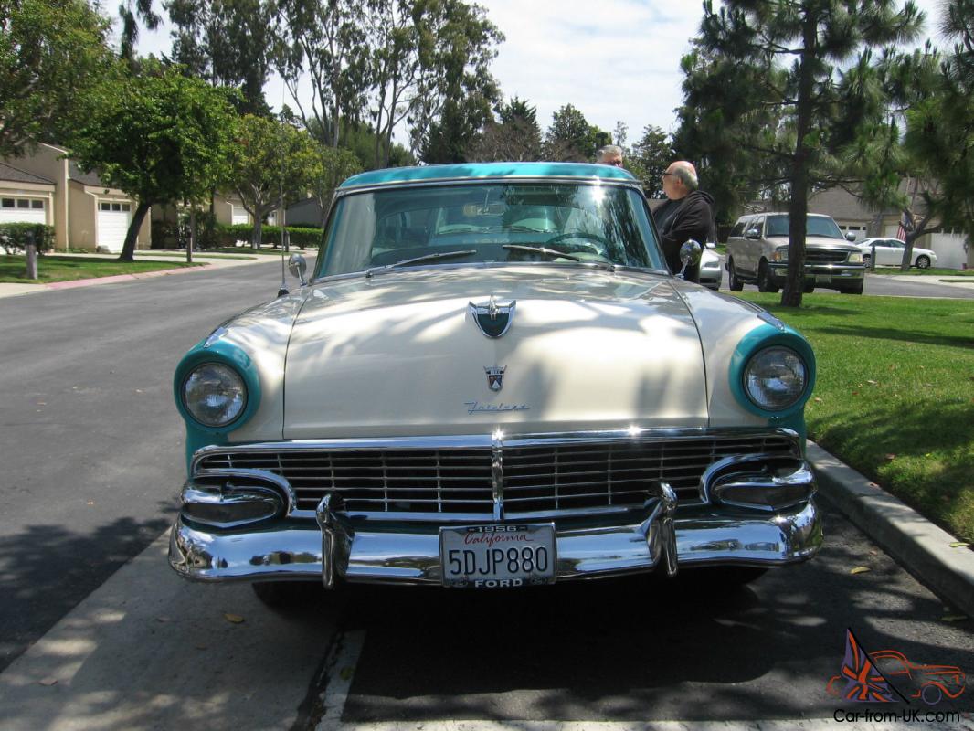 1956 Ford fairlane four door sedan #9