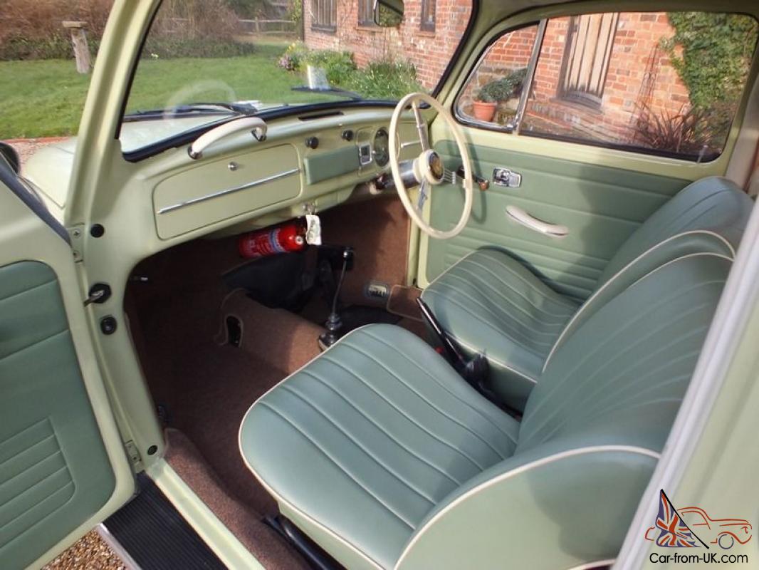 1967 Vw Beetle 1500 Fully Restored Beauty Beryl Green Leather Interior