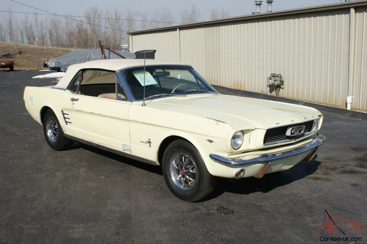 1966 Ford mustang convertible restoration